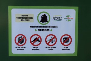 uso correcto de contenedores en flores